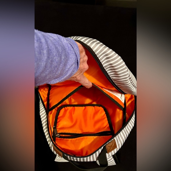 BENRUS 17” Padded Laptop Backpack with Leather Accents - Picture 7 of 13